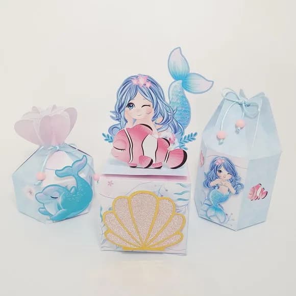 Kit 60 Lembrancinhas Sereia