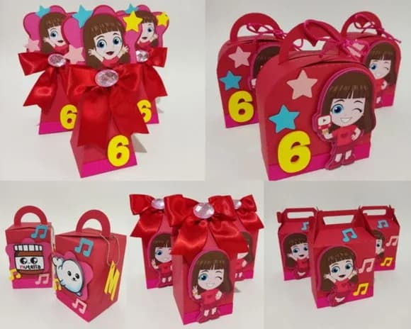 Kit 60 Lembrancinhas Gigi ( Lucas Neto )