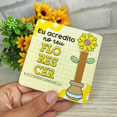 Porta Mini Lixa Setembro Amarelo