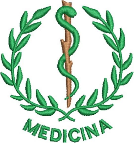 Matriz de Bordado Símbolo Medicina