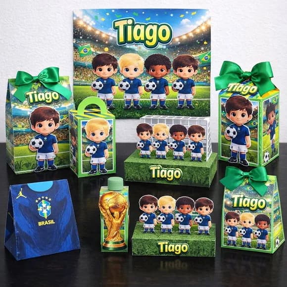 Kit 30 Lembrancinhas Copa do Mundo