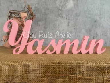 Letras de MDF -Nomes - Letras Cursivas