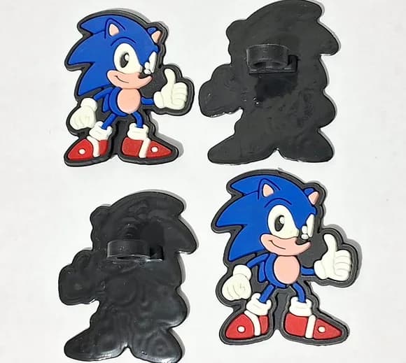 Ponteira P/lápis Sonic 4,8cm Emborrachado Pct com 6 Unidades