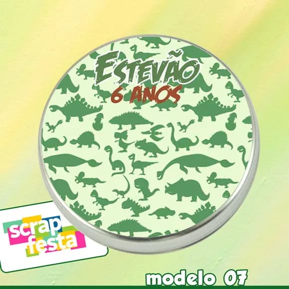 Latinhas Personalizada Festa Dinossauro