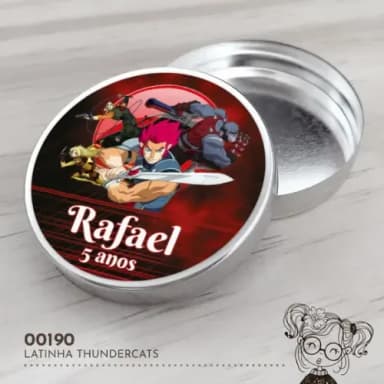 Latinha Adesivada Thundercats - 00190