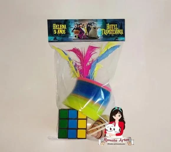 Kit Brinquedos Retrô Personalizado Tema Hotel Transilvânya