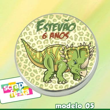 Latinhas Personalizada Festa Dinossauro
