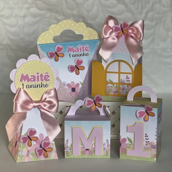 Kit 60 Lembrancinhas Jardim Encantado