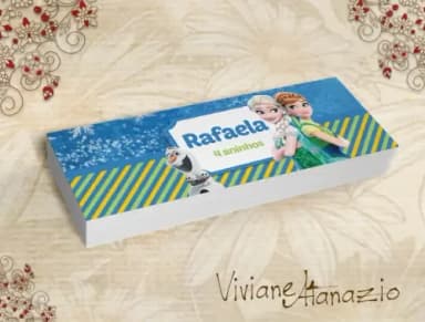 Rótulo Potinho Frozen Fever - 00319