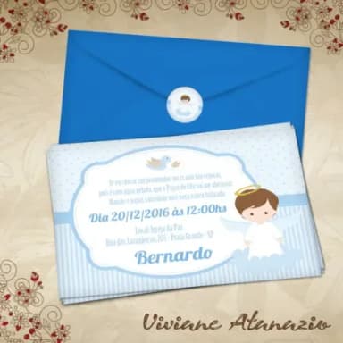 Convite Anjinho - 00026