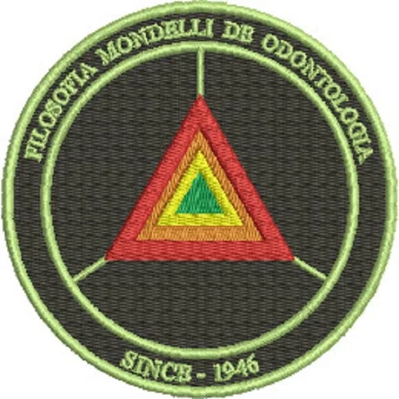 Matriz de Bordado Símbolo Filosofia Mondelli de Odontologia
