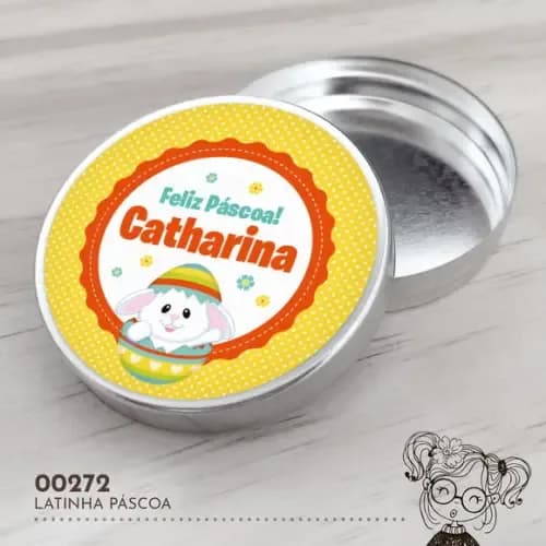 Latinha Adesivada Páscoa - 00272