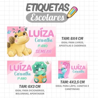 60 Etiquetas Personalizadas