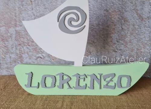 MOANA BARCO PERSONALIZADO