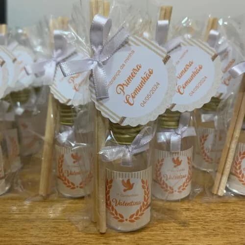 Lembrancinha 1 Comunhão Aromatizador Divino Espírito Santo