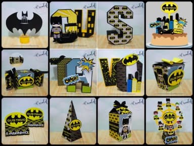 Kit 30 Lembrancinhas Batman