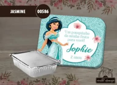 Adesivo Marmitinha Jasmine - 00586