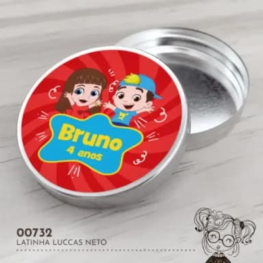 Latinha Adesivada Luccas Neto - 00732