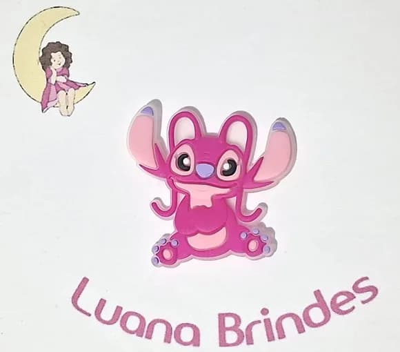 Aplique Angel Emborrachado 4cm Pacotes com 6 Unidades