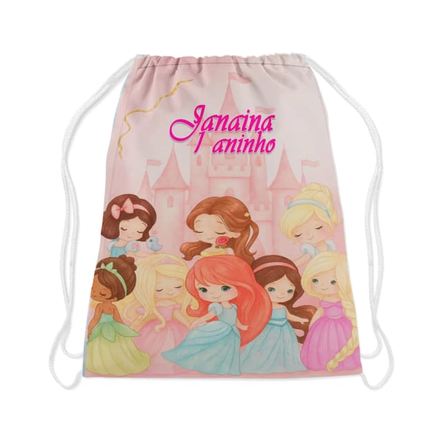 mochilinha personalizada Princesa baby