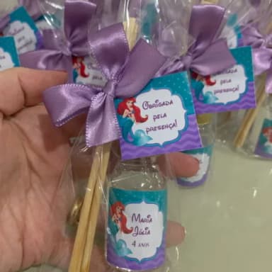 Lembrança Aniversário Aromatizador Pequena Sereia Ariel