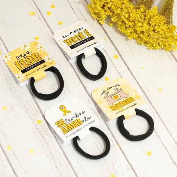 Tag para Xuxinha Setembro Amarelo - Não Acompanha Xuxinha