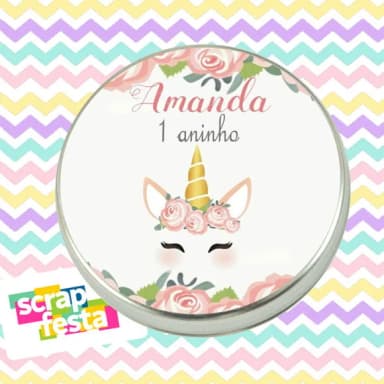 Latinhas Personalizadas Lembrancinhas Festa Unicórnio