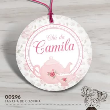 Tag Redonda Chá de Cozinha - 00296