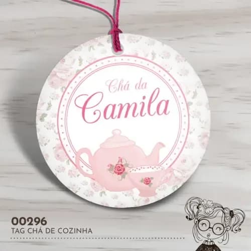 Tag Redonda Chá de Cozinha - 00296