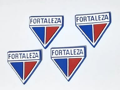 Aplique Fortaleza 3,5 Emborrachados Pacotes 6 Unidades