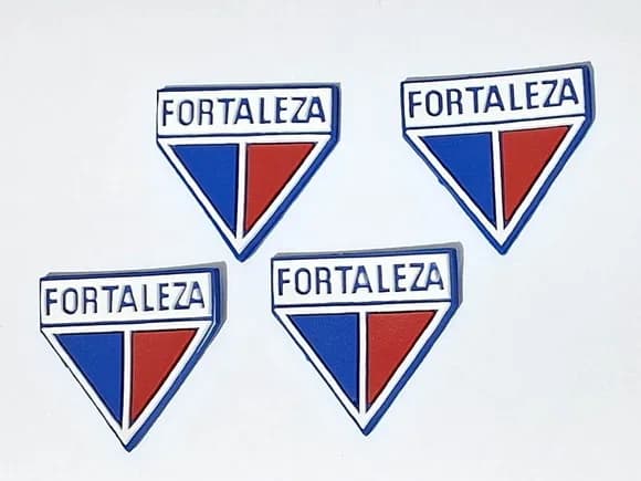 Aplique Fortaleza 3,5 Emborrachados Pacotes 6 Unidades