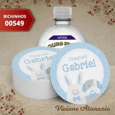 Adesivo Água Ouro Fino Bichinhos - 00549