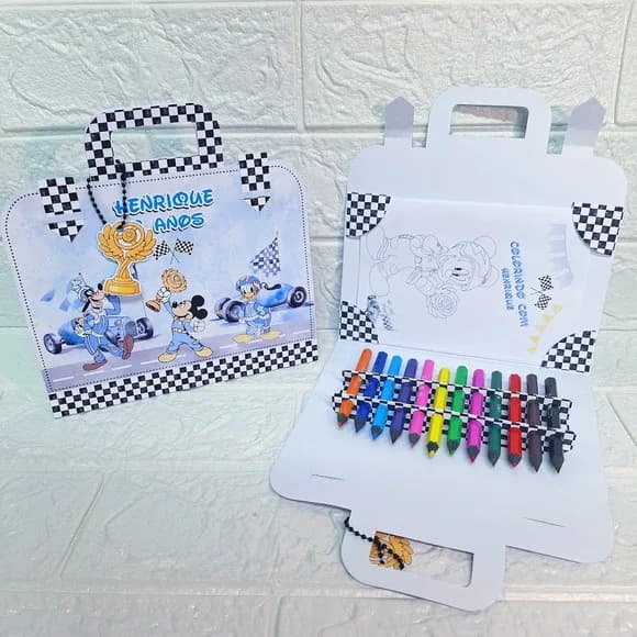 Kit Pintura na Maletinha - Mickey Racer