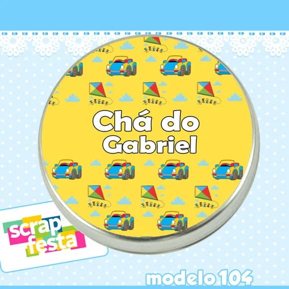 Lembrancinhas de Chá de Bebê Latinhas
