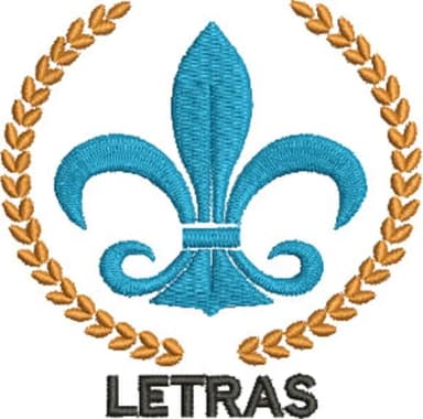 Matriz de Bordado Símbolo Letras