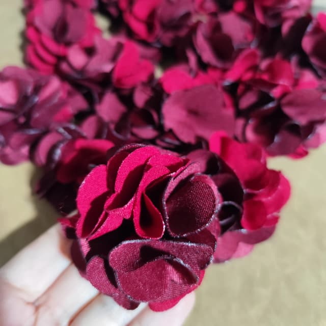 Flor de cetim 5 cm