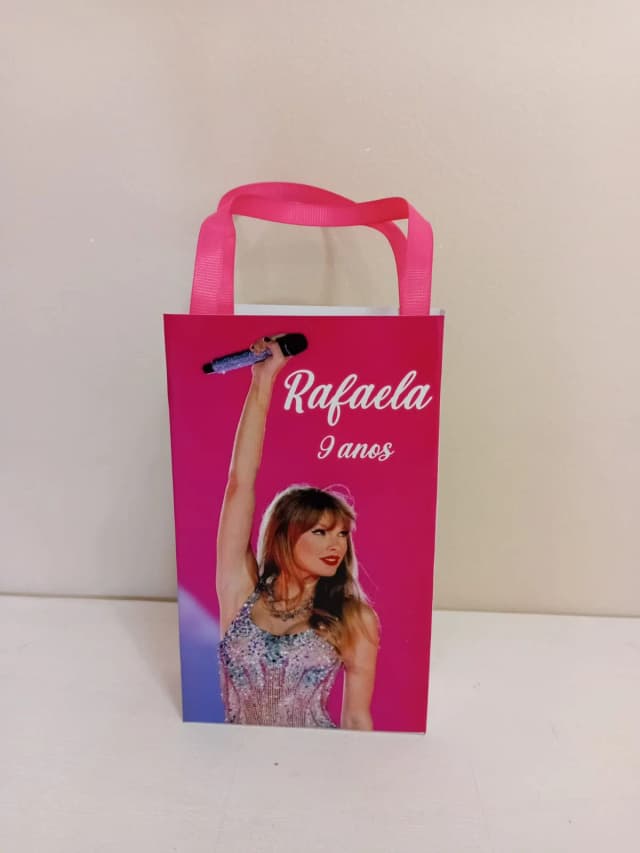 Sacolinhas Personalizadas Taylor Swift para Lembrancinhas