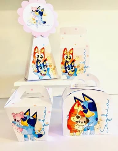 Kit 30 Lembrancinhas Bluey