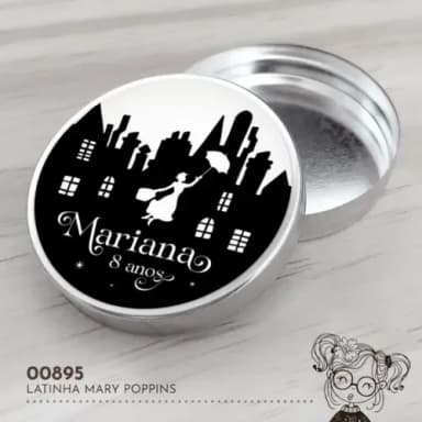 Latinha Adesivada Mary Poppins - 00895