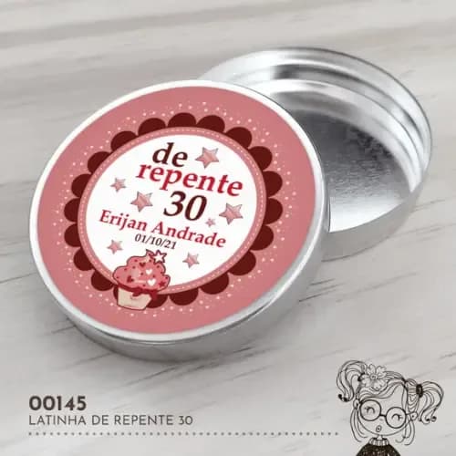 Latinha Adesivada de Repente 30 - 00145