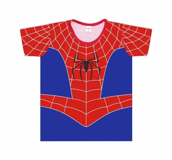 Camiseta Infantil Super Herói Aranha