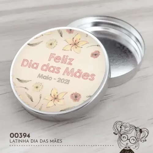 Latinha Adesivada Dia das Mães - 00394