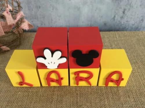 Cubos Decorativos DISNEY 6x6cm