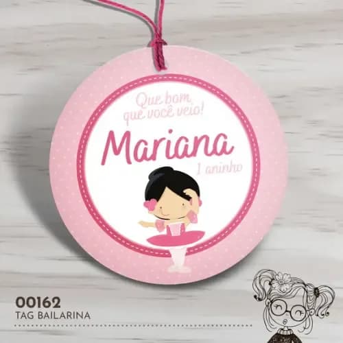 Tag Redonda Bailarina - 00162