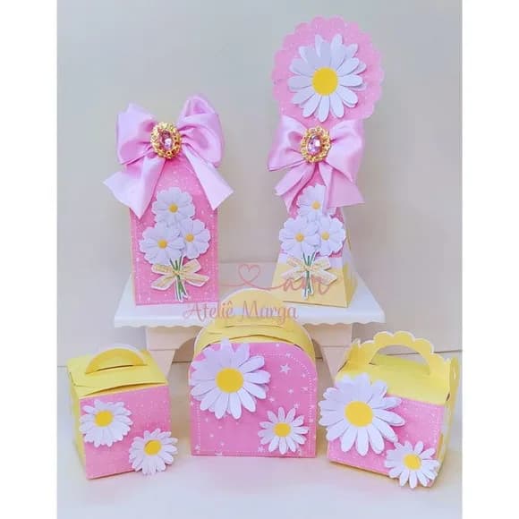 Kit 30 Lembrancinhas Margarida