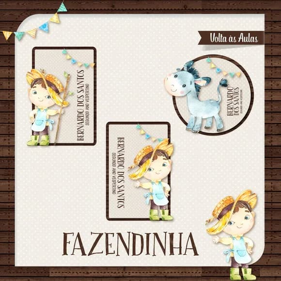 60 Etiquetas Fazenda
