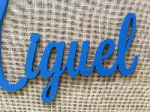 Letras Decorativas Nomes de Parede