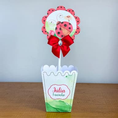 PEGUE E MONTE - Centro de Mesa JOANINHA - Decoração de Festa | Lembrancinhas | Aniversário | Personalizados