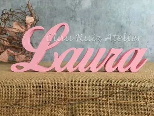 Letras Decorativas - Nome em mdf Linha Cursiva