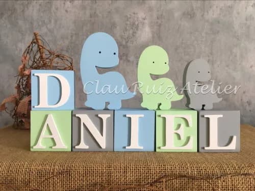 CANDY COLORS - Cubos 6x6cm DINOSSAUROS
